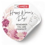 מדבקה ממותגת ליום האישה