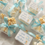 ⁦מתנה לאורחים קוביה שקופה במילוי מתוק עם הקדשה אישית⁩ – תמונה ⁦7⁩