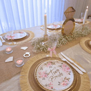 ערכת עיצוב שולחן למסיבת רווקות