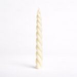 נר הבדלה לבן צמה עבודת יד