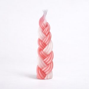 נר הבדלה ורוד לבן