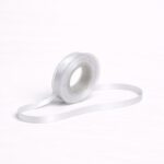 סרט סאטן לבן 1 סמ