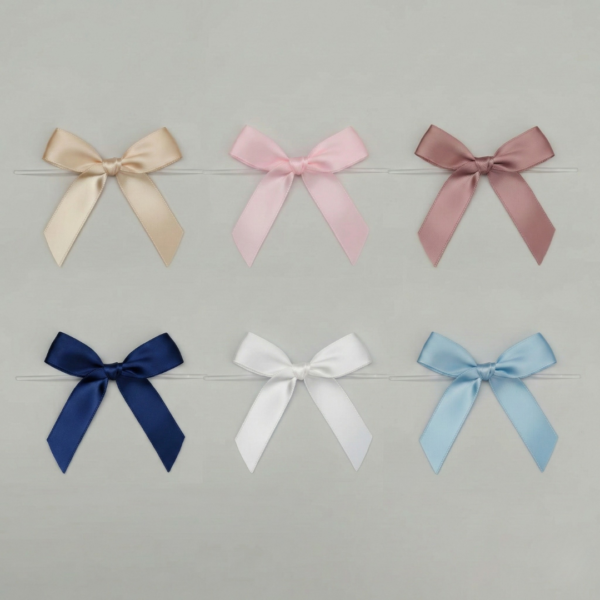 פפיון קשיה סאטן במגוון צבעים