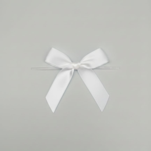 פפיון קשירה לבן