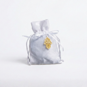 שקיות קטיפה עם תליון חמסה