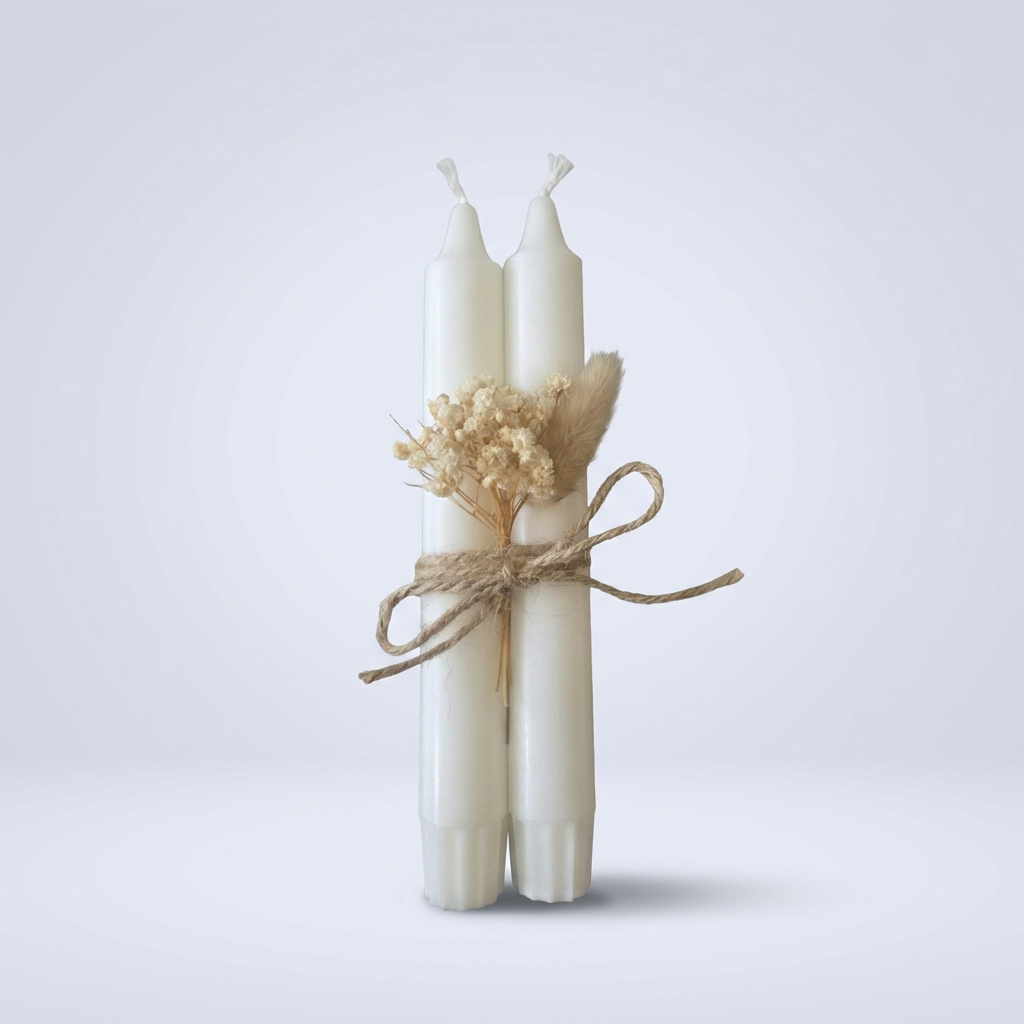 זוג נרות טפר ארוכים