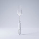 מזלגות קשיחים חד פעמי בצבע לבן יוקרתי