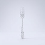 מזלגות קשיחים נצנצים כסף וינטג