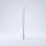 סכינים קשיחים חד פעמי בצבע לבן יוקרתי