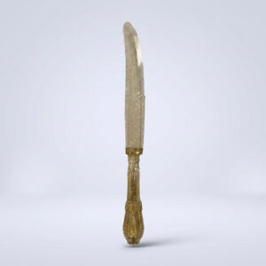 סכינים קשיחים נצנצים זהב וינטג