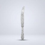 סכינים קשיחים נצנצים כסף וינטג