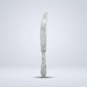 סכינים קשיחים נצנצים כסף וינטג