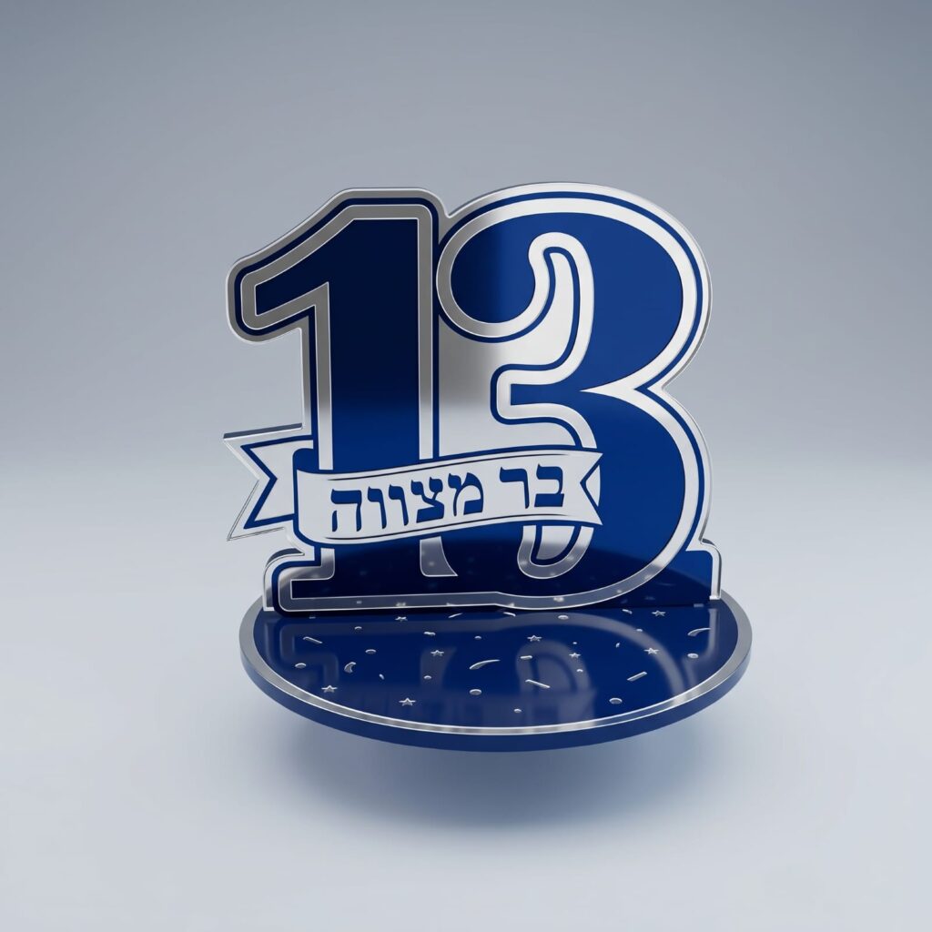 מיני מרכז שולחן לבר מצווה 13